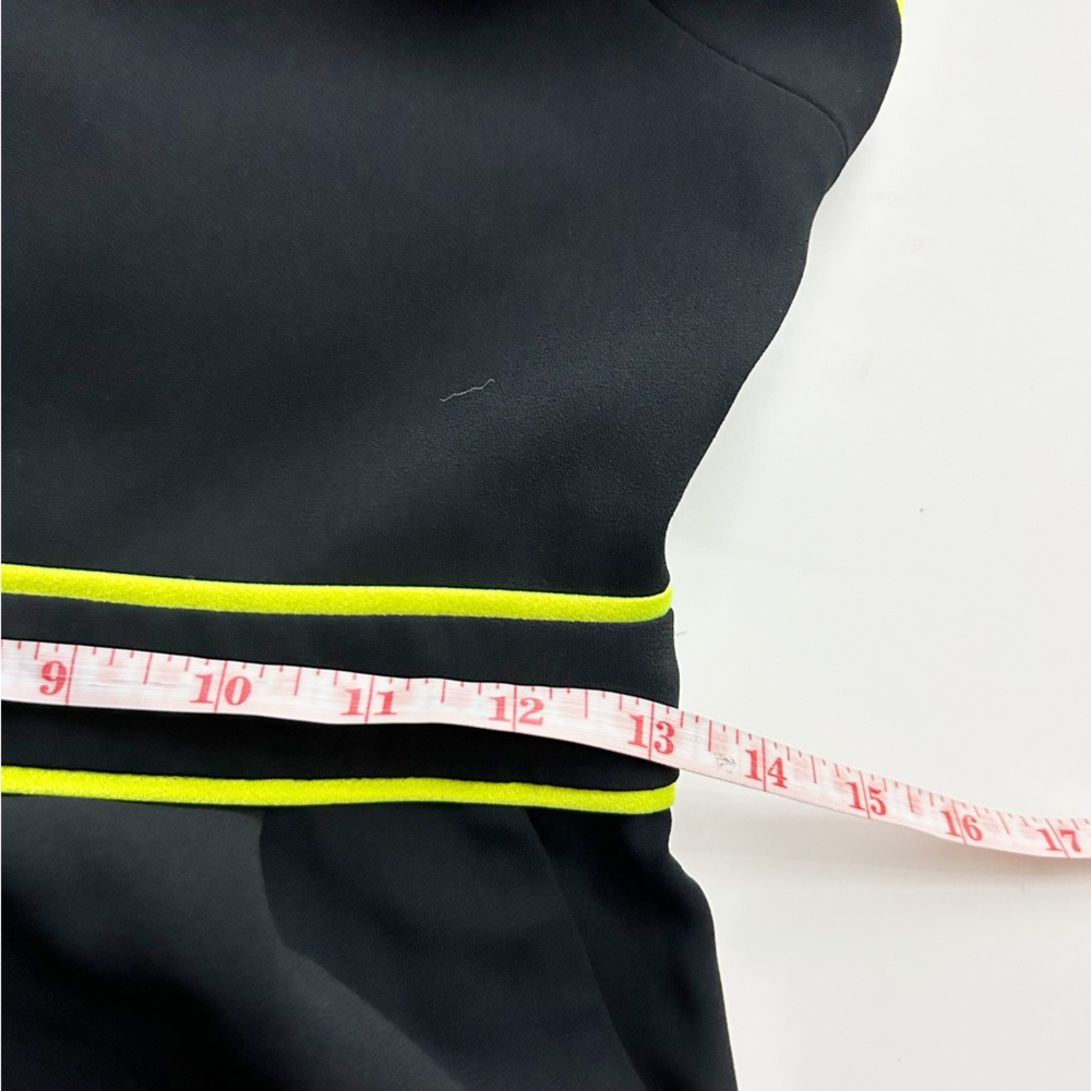 Alice + Olivia Black Jeri Neon Straight Leg Jumpsuit (size 2) - Picture 10 of 11